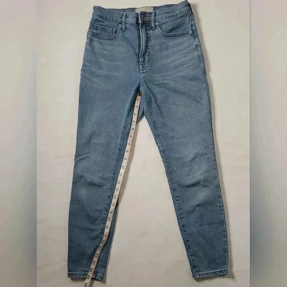 Everlane High Rise Skinny Ankle 90s  Style Cheeky Original Blue Jeans sz … - Picture 8 of 12